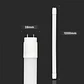 Lâmpada Tubo LED T8 Nanoplástico 18W 4000K 1200mm G13 V-TAC - Thumbnail 2