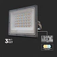 Projetor 30W LED 3IN1 GUN Corpo Cinza V-TAC - Thumbnail 4