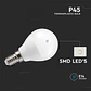 Lâmpada Smart 4.8W P45 E14 compatível c/Alexa e Google home RGB+WW+CW V-TAC - Thumbnail 3