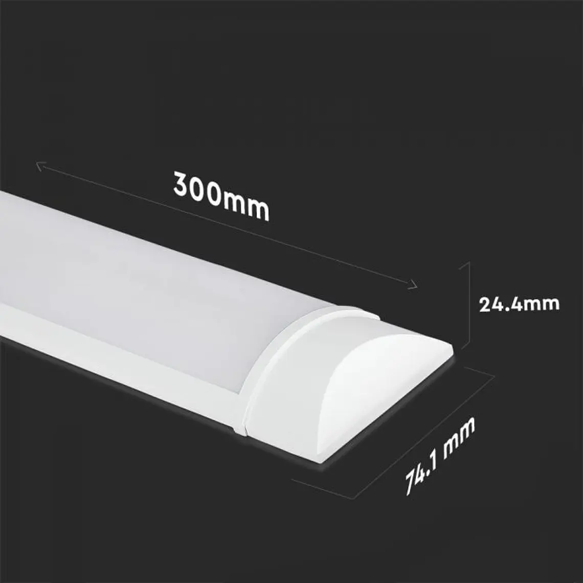 Armadura prismática LED 8-10 10W 300mm Samsung chip 3000K (100LM/W) V-TAC 7