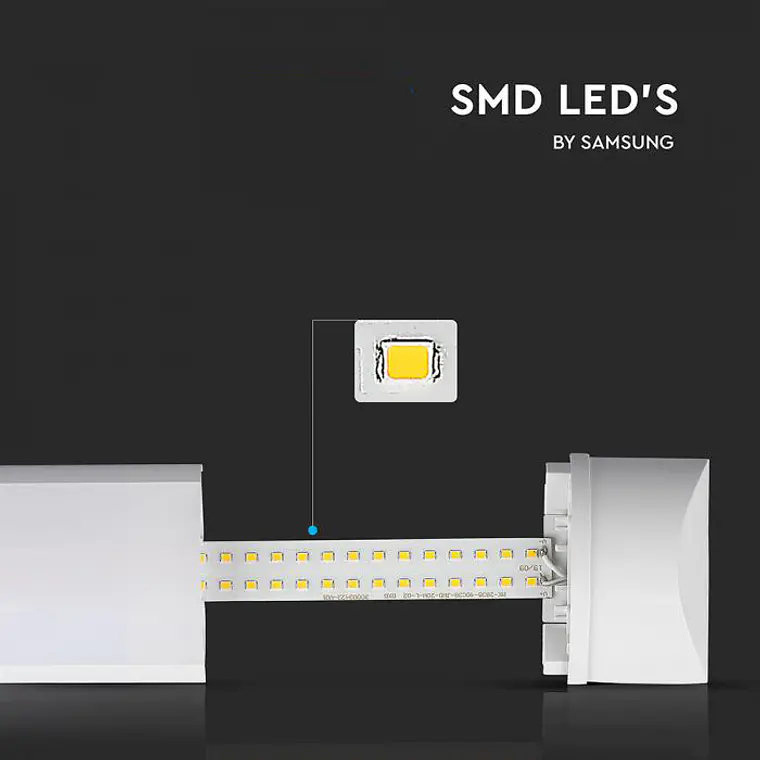 Armadura prismática LED 8-40 40W 1200mm Samsung chip 6400K (120LM/W) V-TAC 8