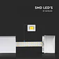 Armadura prismática LED 8-40 40W 1200mm Samsung chip 6400K (120LM/W) V-TAC - Thumbnail 8