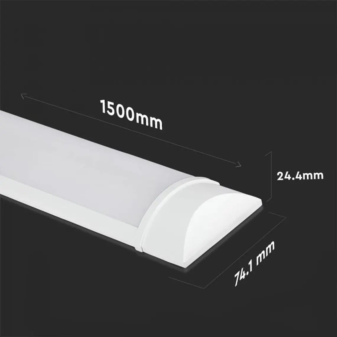 Armadura prismática LED 8-50 50W 1500mm Samsung chip (120LM/W) V-TAC 8