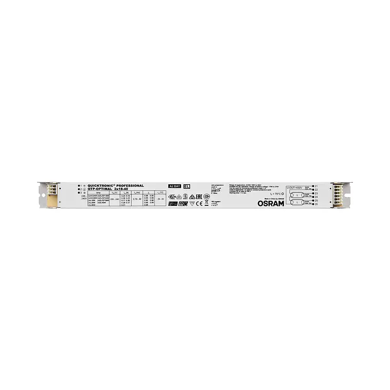 Balastro electrónico QTP-Optimal 2x18 40 Osram 2