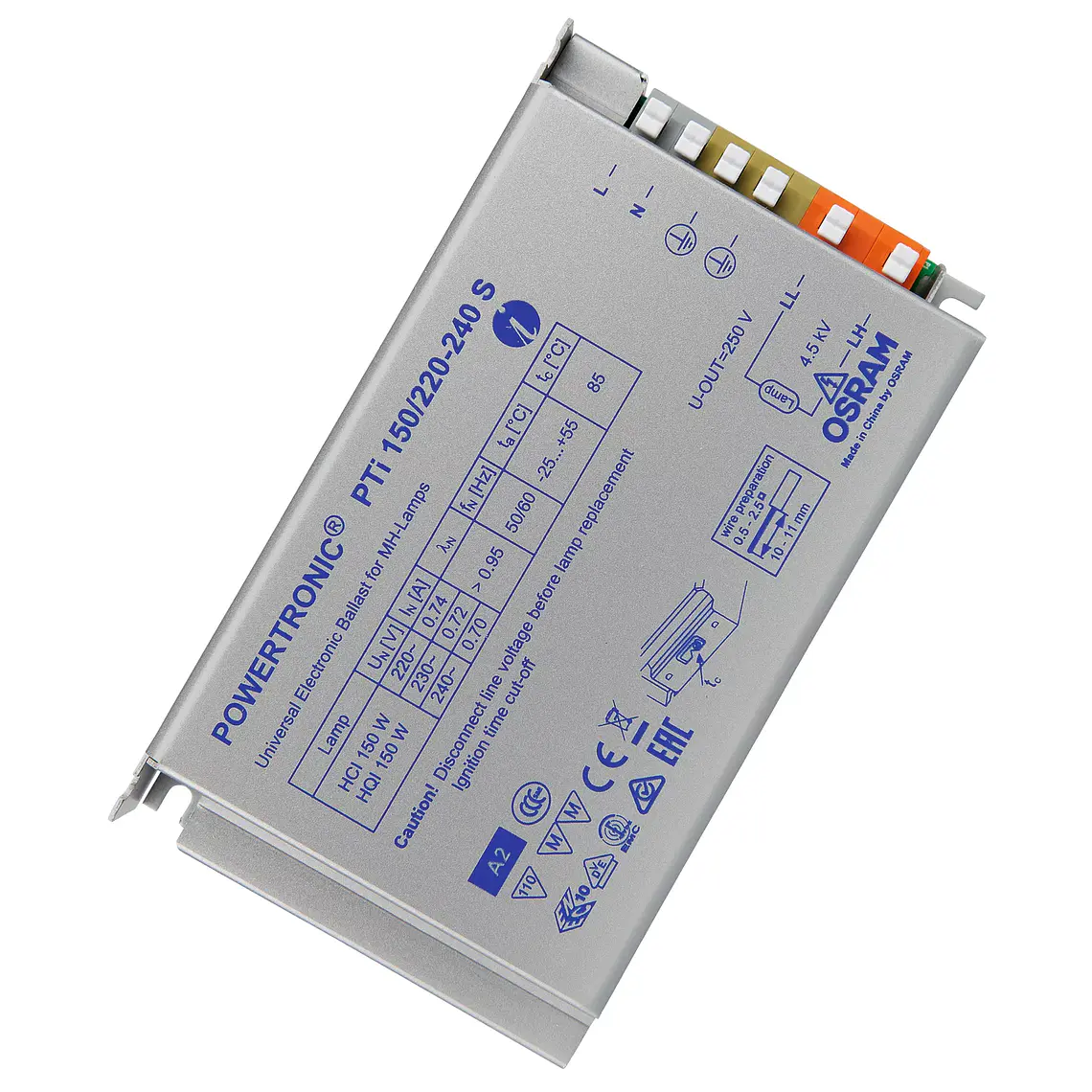 Balastro eletrónico QT PTI 150/220-240 S Osram 1