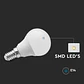 Lâmpada LED Plastic 4.5W P45 6500K E14 V-TAC - Thumbnail 3