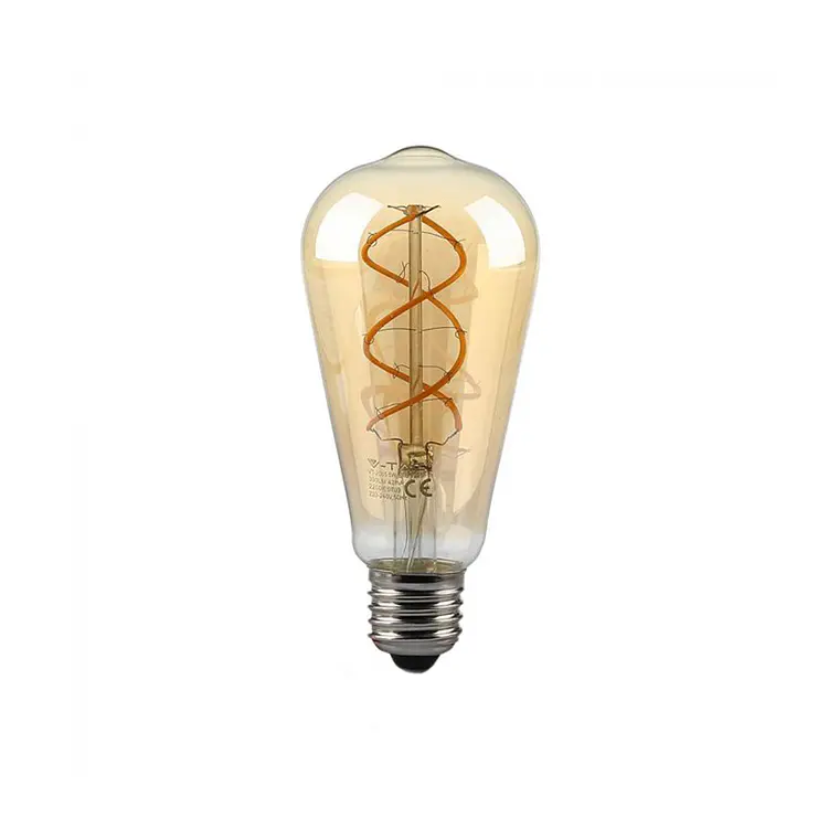 Lâmpada LED ST64 5W 2200K E27 âmbar V-TAC 1