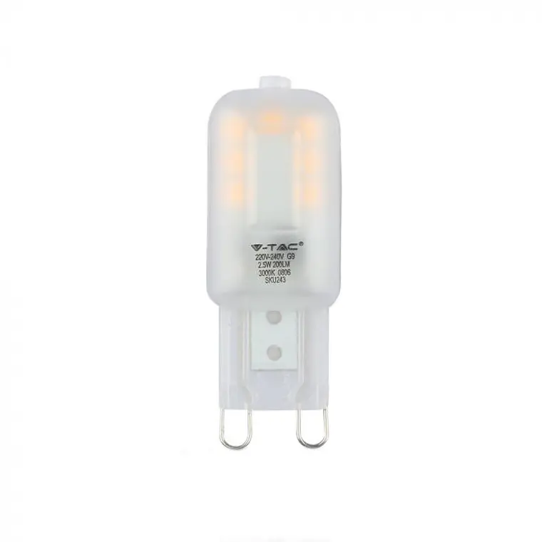 Lâmpada 2.5W G9 6400K 300° Chip Samsung V-TAC 1