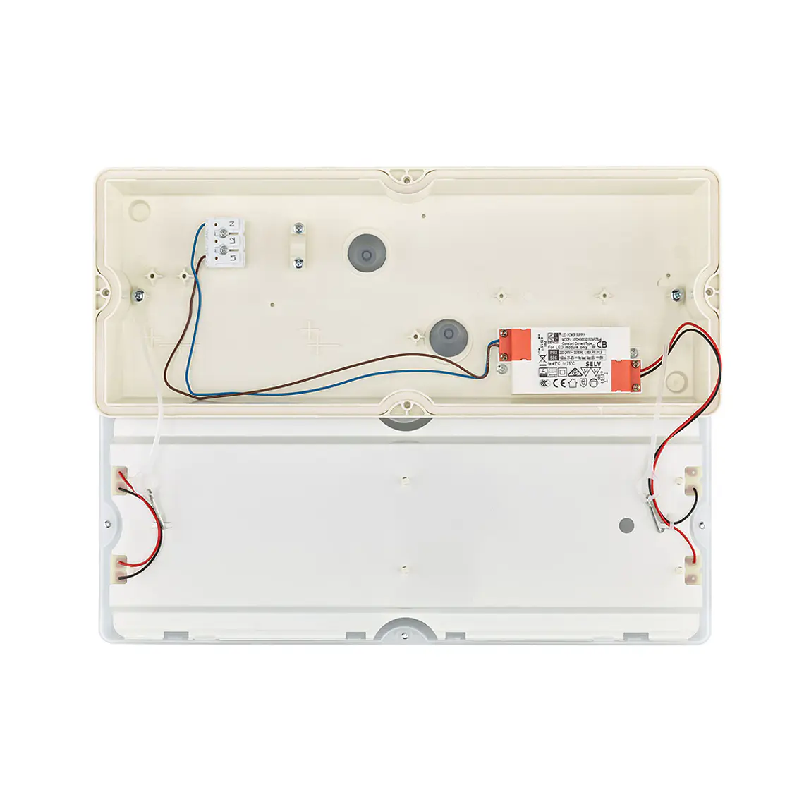 Aplique Retangular Ledinaire WL055V LED6S/840 PSU WH Philips 3