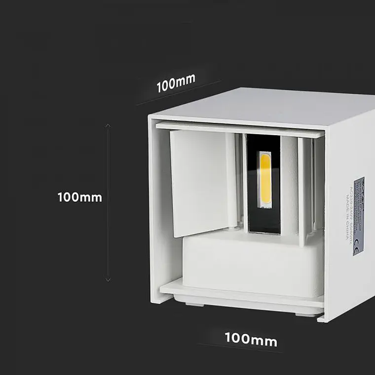 Aplique de parede Bridgelux 5W c/chip SMD Branco V-TAC 6