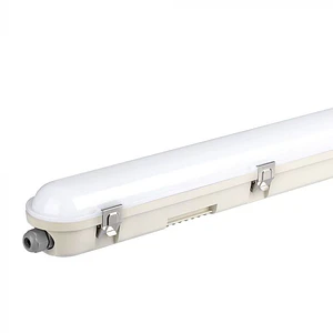 Armadura estanque 36W LED WP 120CM Samsung Chip Milky cover+SS clips 4000K V-TAC