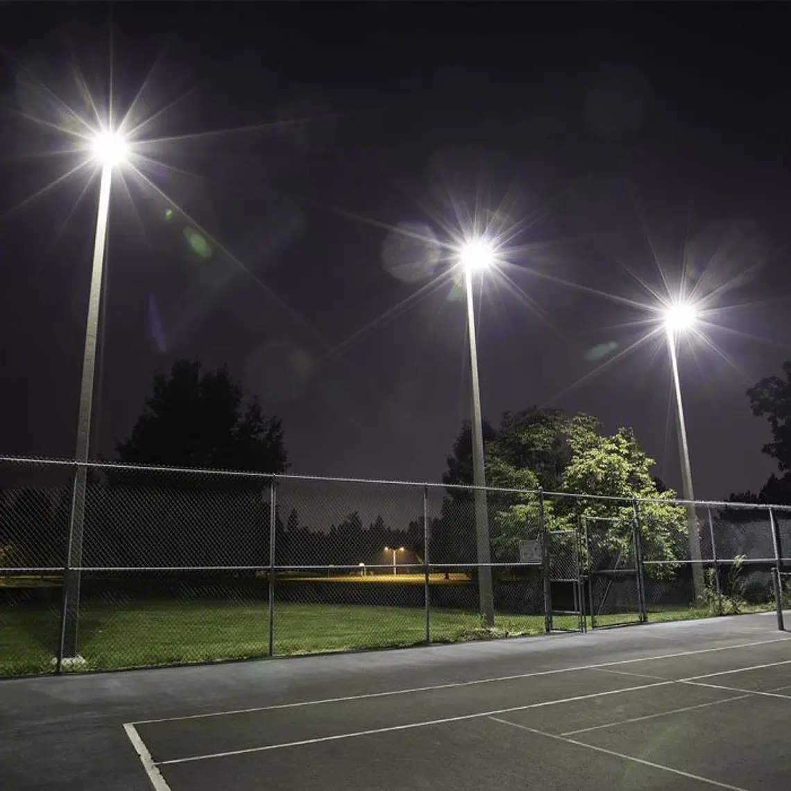 Projetor LED Chip Samsung 50W 6500K Corpo Branco/Vidro Cinza V-TAC 4