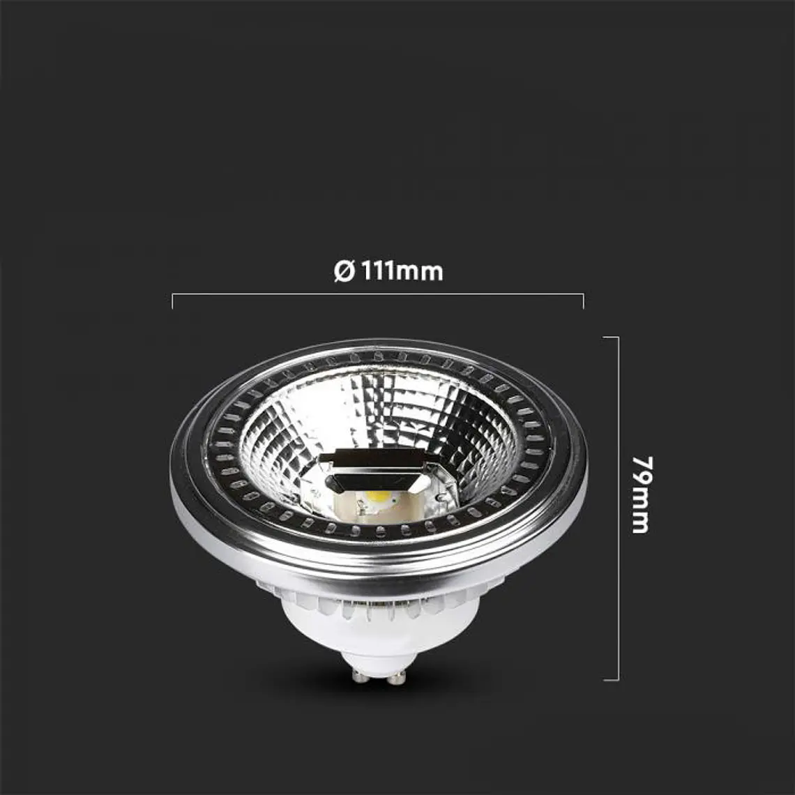 Lâmpada AR111 12W 4000K GU10 40° DIM V-TAC 4