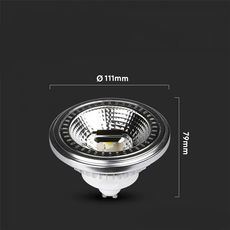 Lâmpada AR111 12W 4000K GU10 40° DIM V-TAC 4