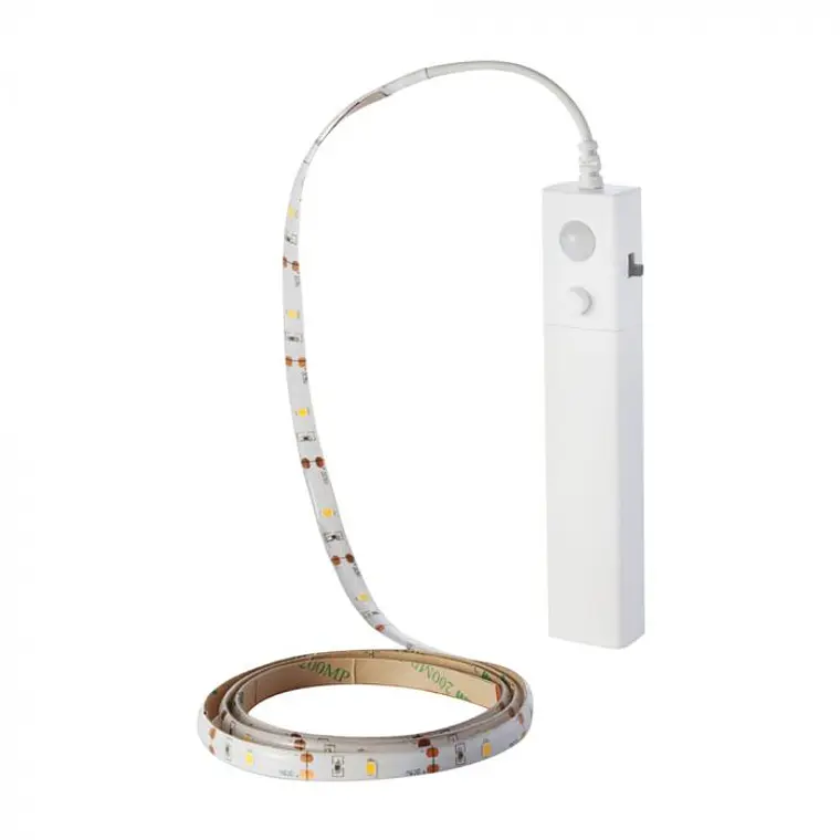 Fita LED 2.4W (bateria 4XAAAA) c/sensor 2700K V-TAC 1