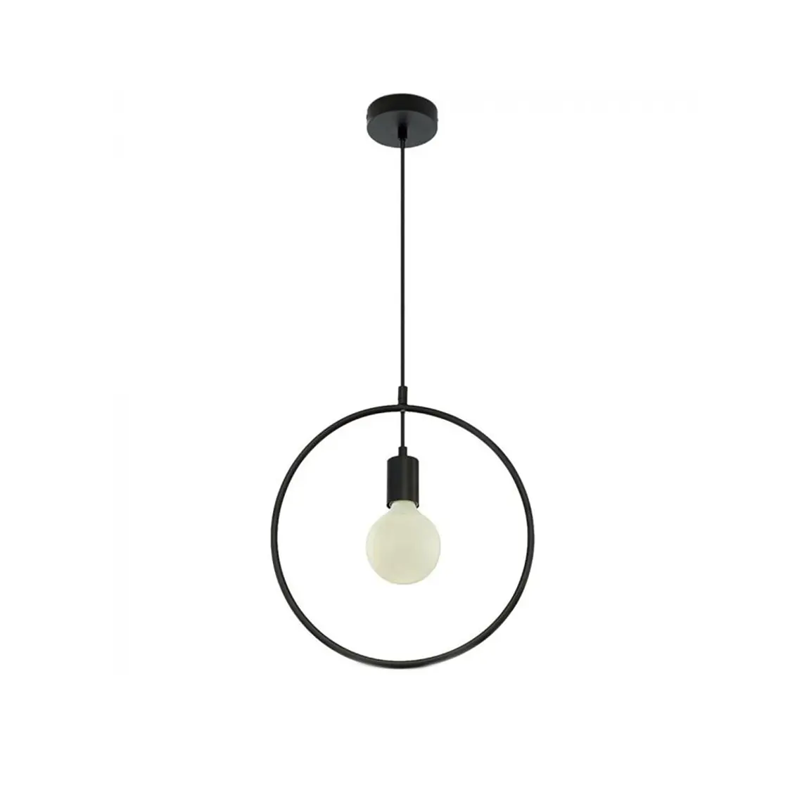 Pendente Matt Black, Light with Black Canopy E27 V-TAC 1