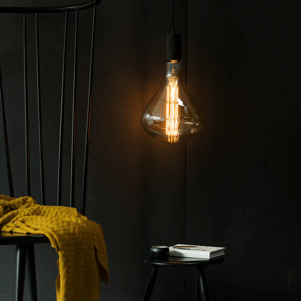 Lâmpada XXL Sydney Titanium LED 8W E27 2200K Calex 3