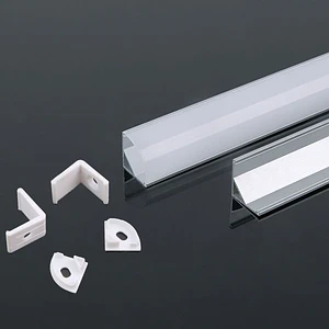 Perfil com Kit para Fita LED 8109 2000X15.8X15.8MM Prata V-TAC
