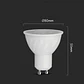 Lâmpada LED Plastic Spotlight CREE Chip 6W GU10 110° DIM V-TAC - Thumbnail 3