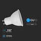 Lâmpada LED Plastic Spotlight CREE Chip 6W GU10 110° DIM V-TAC - Thumbnail 4