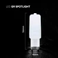 Lâmpada LED Plastic 2.2W G9 3000K V-TAC - Thumbnail 2