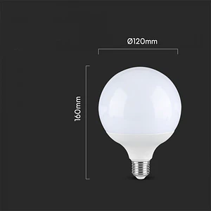 Lâmpada LED Plastic Chip Samsung 18W G120 6500K E27 V-TAC