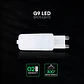 Lâmpada LED Plastic 2.2W G9 3000K V-TAC - Thumbnail 4