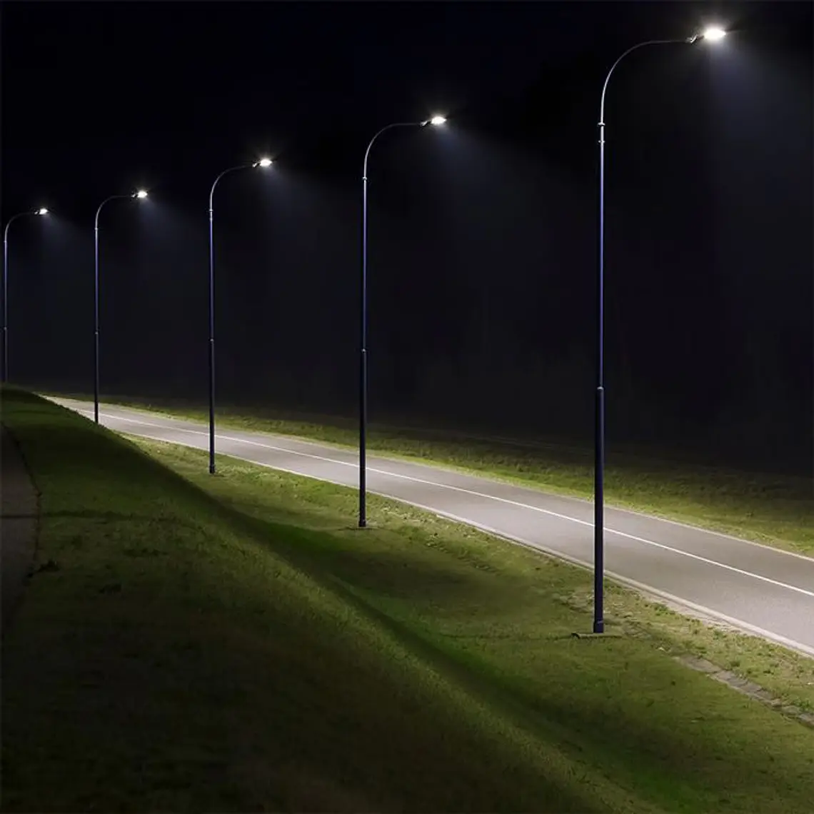 Luminária de Iluminação Pública 100W LED Chip Samsung 4000K V-TAC 6