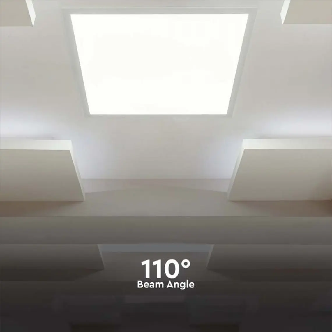 Painel Blacklit 40W LED 595x595mm Driver Philips 6500K 120LM/W V-TAC 6