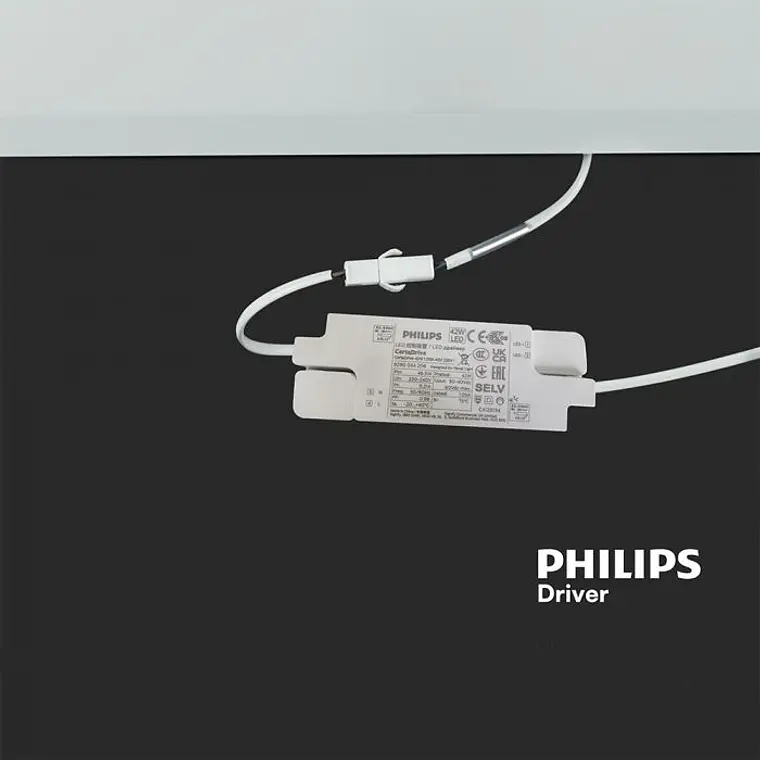 Painel Blacklit 40W LED 595x595mm Driver Philips 6500K 120LM/W V-TAC 7