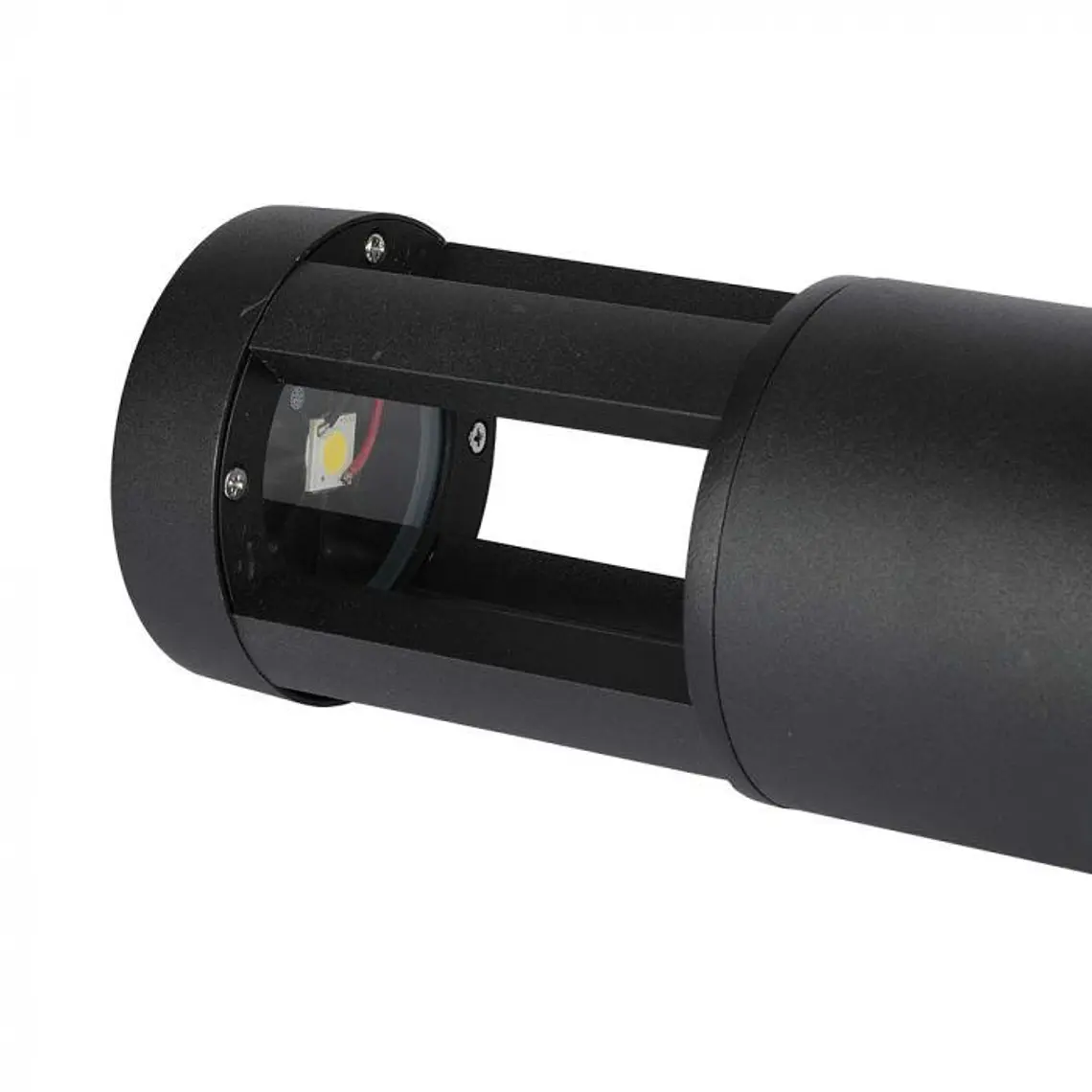 Baliza c/lâmpada LED 250mm 10W 3000K preta V-TAC 3