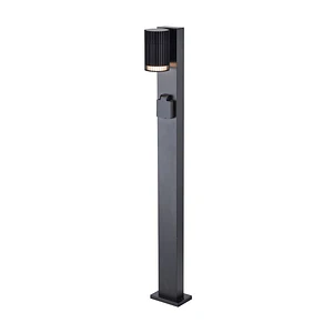 Baliza c/lâmpada e tomada GU10 0.8M IP44 V-TAC