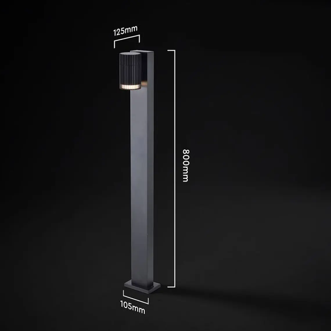 Baliza c/lâmpada GU10 0.8M IP44 V-TAC 2