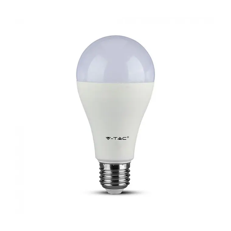 Lâmpada LED Plastic Chip Samsung 17W A65 E27 V-TAC 1