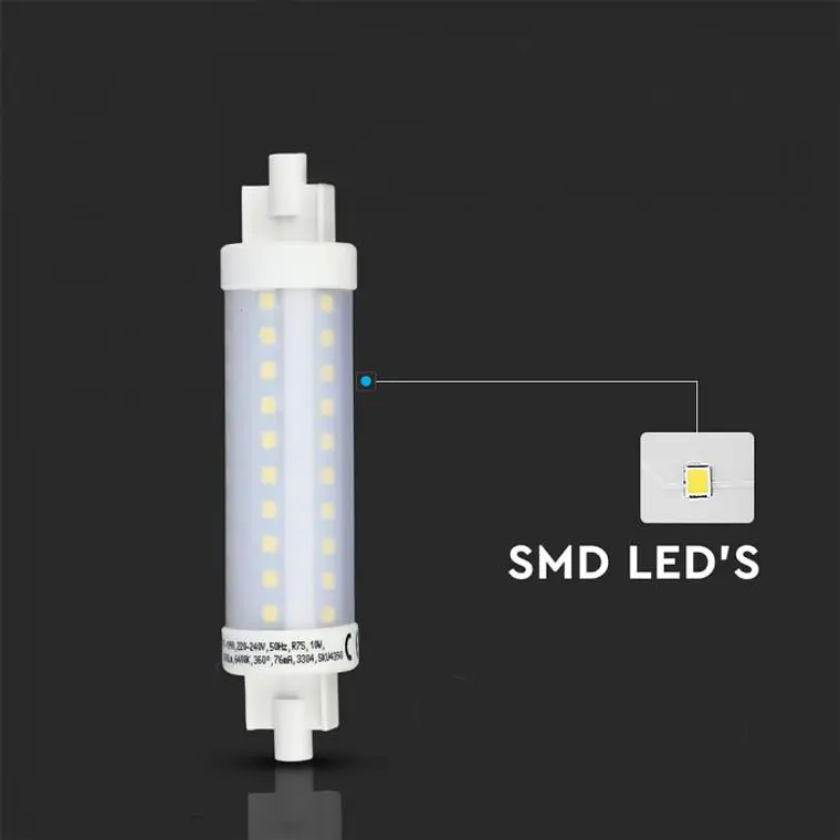 Lâmpada LED Plastic 10W R7S V-TAC 3