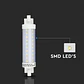 Lâmpada LED Plastic 10W R7S V-TAC - Thumbnail 3