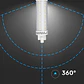 Lâmpada LED Plastic 10W R7S V-TAC - Thumbnail 4