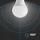 Lâmpada LED Plastic 3.7W E14 P45 V-TAC - Thumbnail 4