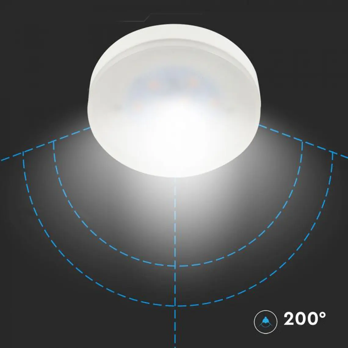 Lâmpada LED 7W Chip Samsung GX53 V-TAC 3