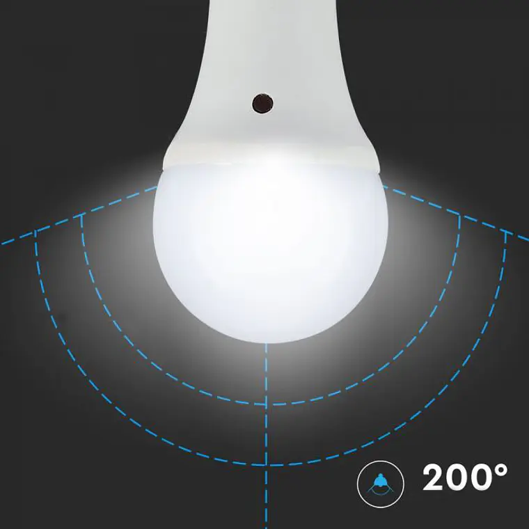 Lâmpada LED 9W E27 200º c/sensor V-TAC 4