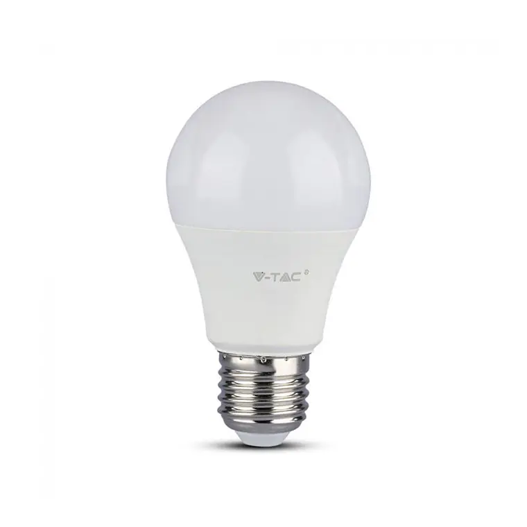 Lâmpada LED Plastic 11W A60 3000K E27 V-TAC 1