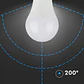 Lâmpada LED Plastic 10.5W A60 E27 V-TAC - Thumbnail 4