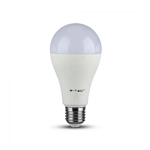 Lâmpada LED Plastic 15W A65 2700K E27 (2 unid. ) V-TAC
