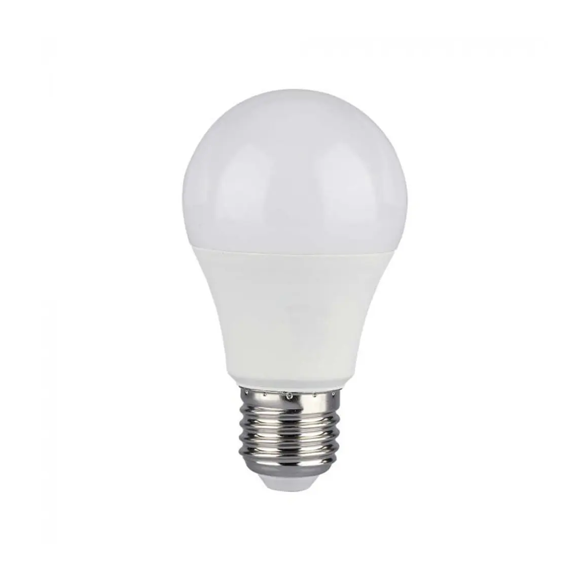 Lâmpada LED Plastic 8.5W A60 Chip Samsung 4000K E27 V-TAC 1
