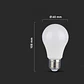 Lâmpada LED Plastic 8.5W A60 Chip Samsung 4000K E27 V-TAC - Thumbnail 2