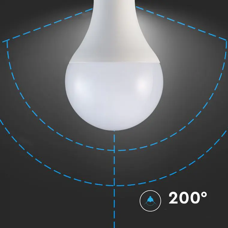 Lâmpada LED Plastic 18W A80 Chip Samsung E27 V-TAC 4