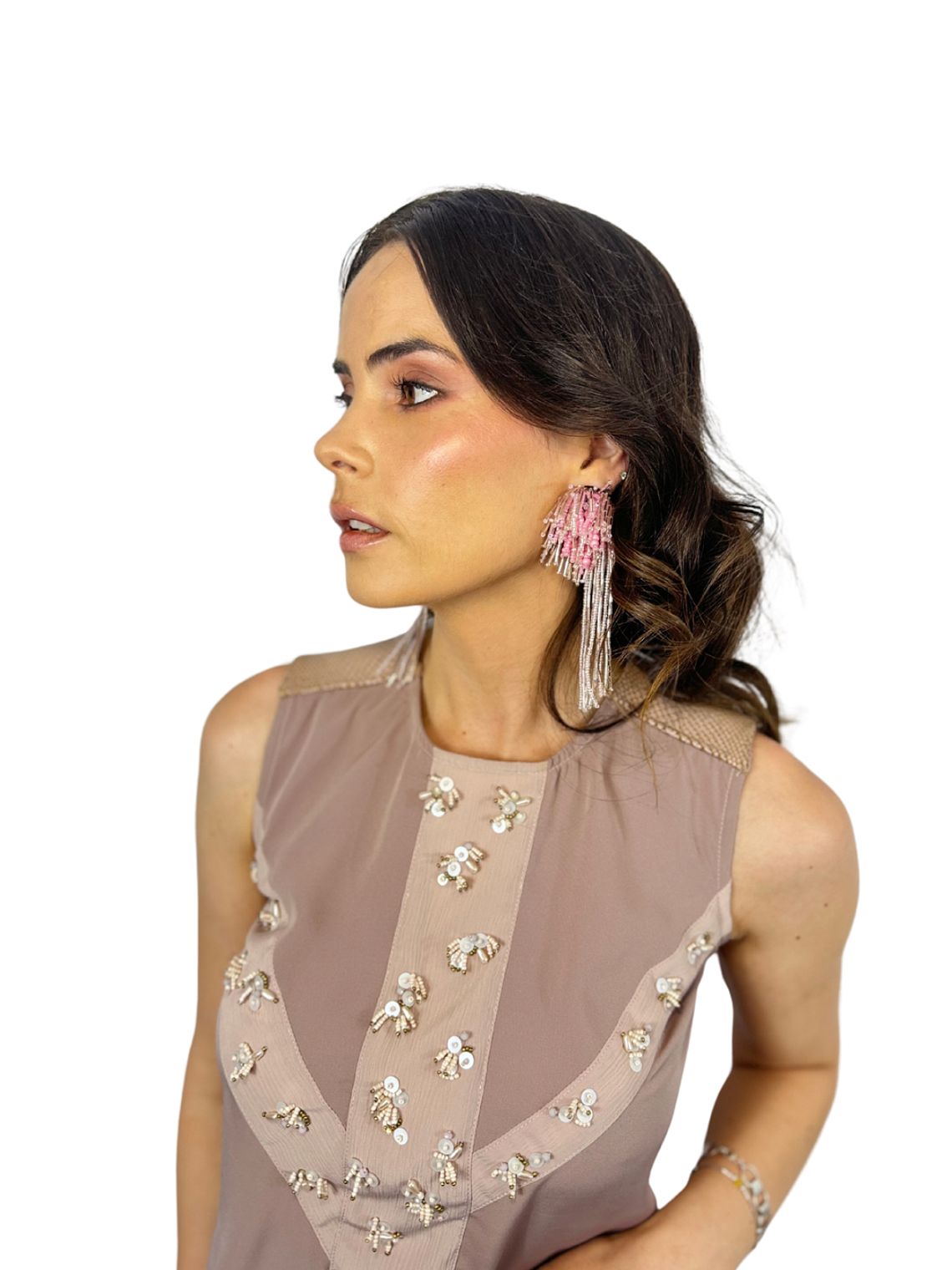 Aros Romero rosado 3