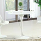 Mesa Redonda Tulip 80cm MDF y Base Meta firme- comedor restaurant cafeterias terraza interior - Miniatura 3