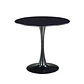 Mesa Redonda Tulip 80cm MDF y Base Meta firme- comedor restaurant cafeterias terraza interior - Miniatura 2
