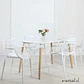 Comedor Rectangular Melamina 4 Sillas Masters – Mesa 130x80cm - Miniatura 1